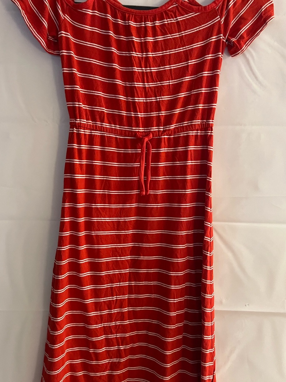 Old Navy Red and White Striped Tee
